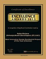 The Best Innovative Design Residential Project Award - Palm Riviera