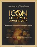 ICON OF THE YEAR 2015 - Luxury Real Estate Development(South India) - AMARPRAKASH DEVELOPERS
