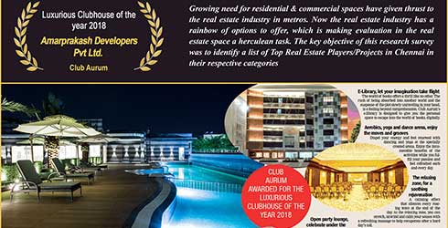 Times Realty Icons 2018 — Club Aurum award