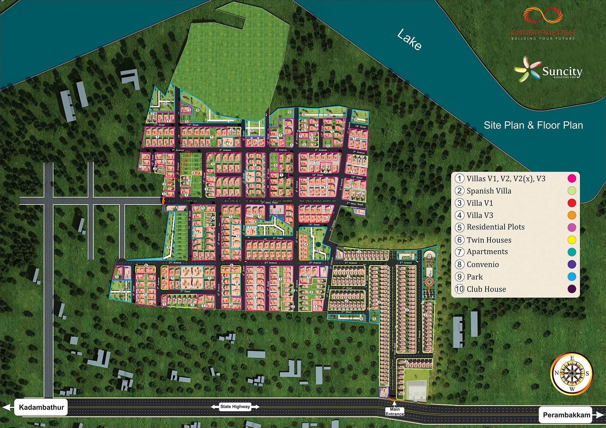 Suncity site plan