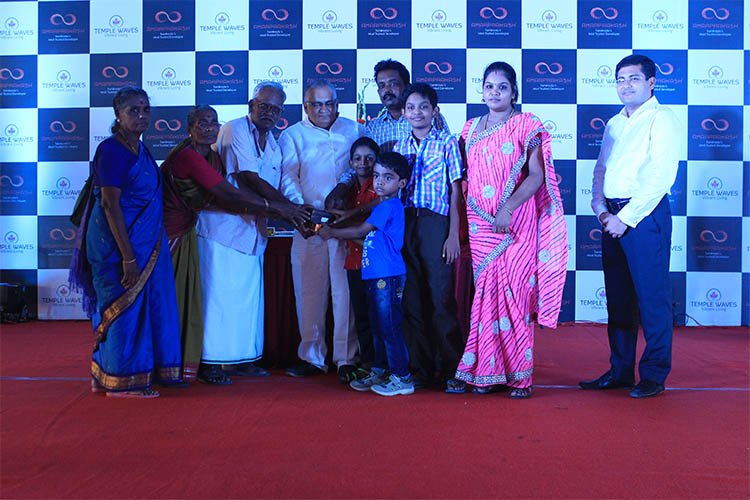 Temple Waves key handover ceremony