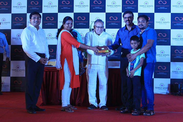 Temple Waves key handover ceremony