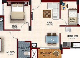 All floor plans preview